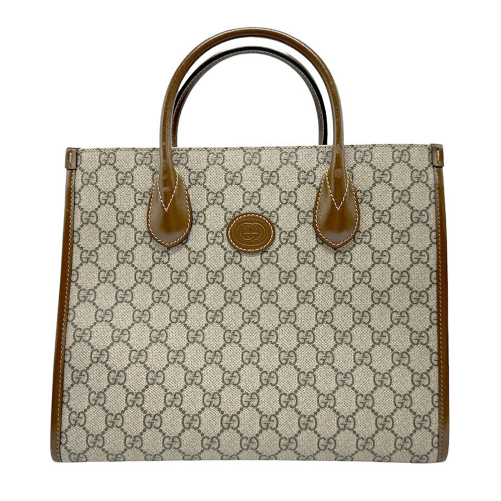Gucci Handbag GG Supreme Canvas Brown